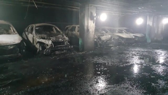 2021년 천안 아파트 지하주차장 대형 화재